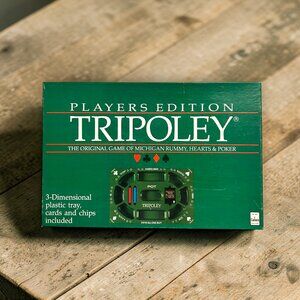 Vintage 1989 Cadaco Players Edition TRIPOLEY No.300 Game 100% COMPLETE!